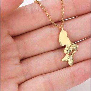 Fashionable Mermaid Charm Necklace